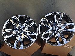 Two Jaguar 17&quot; Chrome Wheels w/ Caps for X-Type - Like New!!-img_0296.jpg