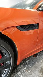 14-17 Jaguar F-Type X152 OEM Front Left Driver Fender Panel Firesand Orange - 0-2.jpg