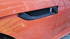 14-17 Jaguar F-Type X152 OEM Front Left Driver Fender Panel Firesand Orange - 0-3.jpg