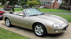 '99 XK8 Convertible For Sale - Low Miles 00-top-down-pass-side.jpg