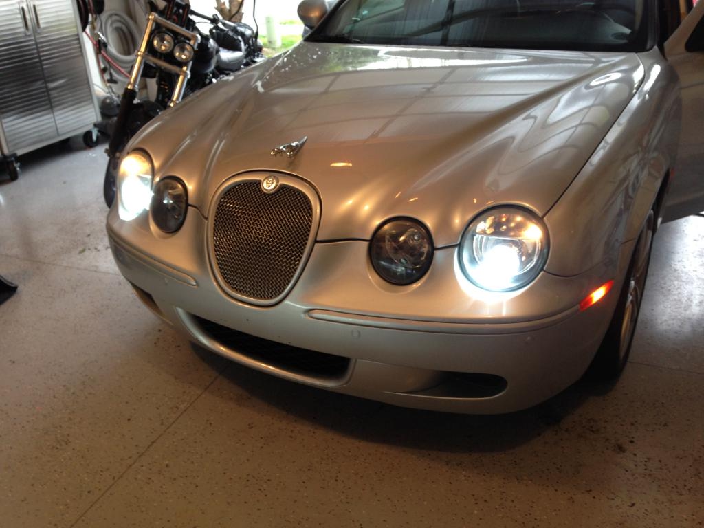 2005 jaguar deals s type headlights