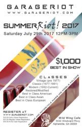 Car show July 29th in Alpharetta, GA-summerriot-2017-11x17.png