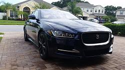 The long wait is over, Picked up my XE R - sport, 35t, Dark Sapphire-20160611_171540.jpg