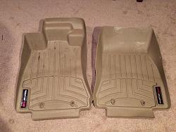 Weathertech front floor liners for sale- beige for RWD-image.jpeg