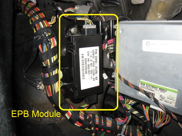 Electronic Park Brake (EPB) emergency release - how to ... jaguar x type abs wiring diagram 