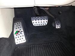 Installing footrest / dead pedal:  Need to drill-20131103_173344.jpg