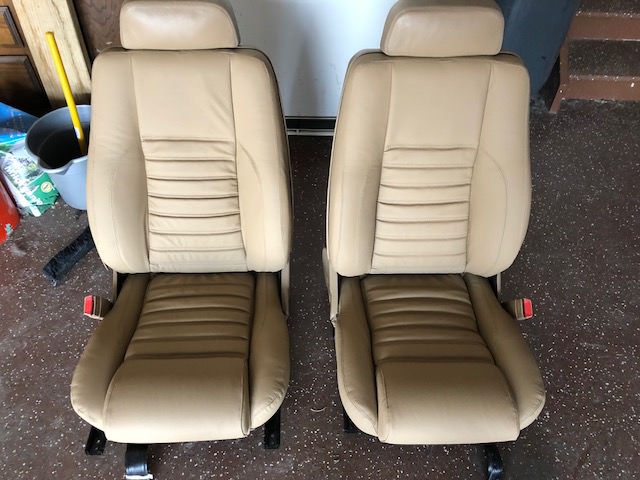 1980-1985 Jaguar XJ XJ6 Custom Real Leather Seat Covers (Front) 