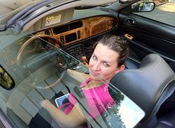 Picture of my wife in XKR (topless)!-superkatya.jpg