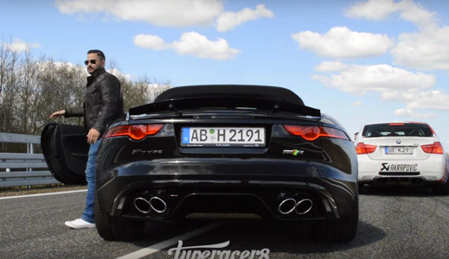 Jaguar F-Type Menacing Modified Exhaust From Capistro