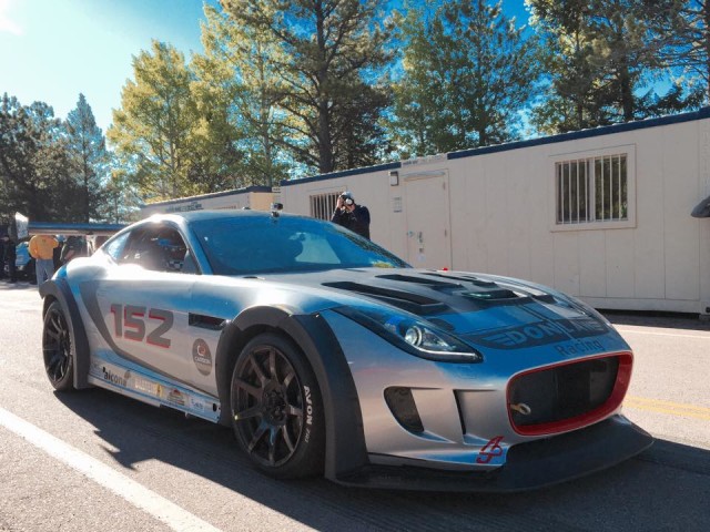 Jaguar F-Type Attacks Pikes Peak Hill Climb