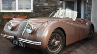 Malcolm Brock's 300,000 mile Jaguar XK120.