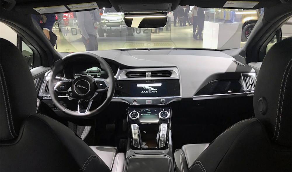 Interior of Jaguar Ipace EV400 AWD as featured at L.A. Auto Show 2019