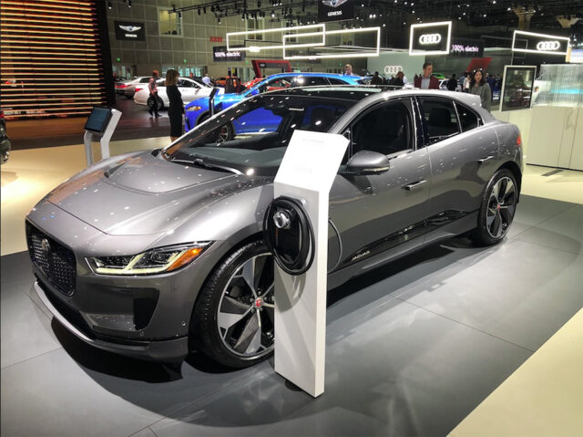 Jaguar iPace EV400 All Wheel Drive Electric Vehicle at L.A. Auto Show 2019