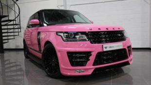 Katie Price's Pink Range Rover