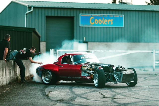 e type drift car