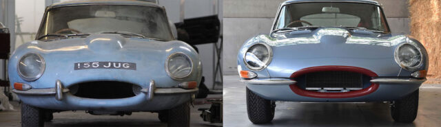 1964 Jaguar E-type Series 1 3.8 FHC barn find restoration