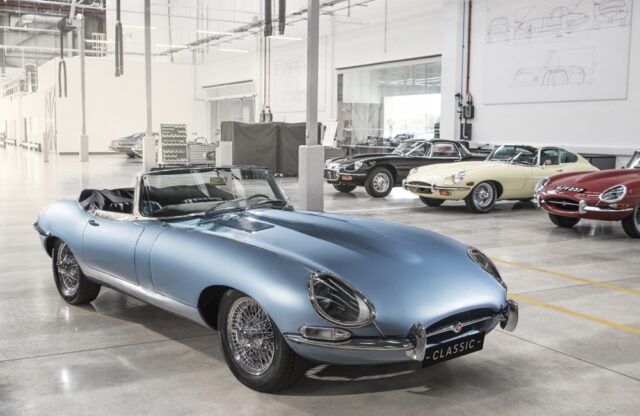 The Jaguar E-Type Zero is an electric classic