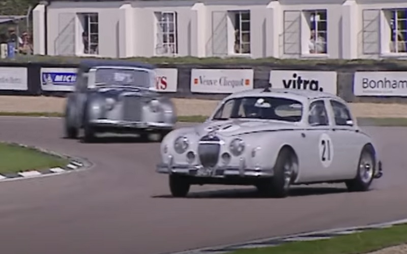 Watch Grant Williams Fling a Jaguar MK1 Around Goodwood