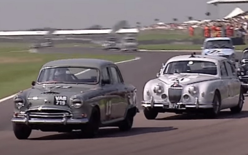 Watch Grant Williams Fling a Jaguar MK1 Around Goodwood