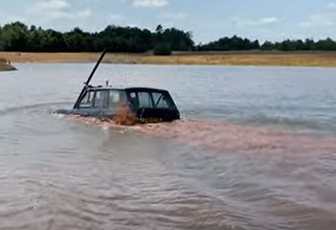 Underwater Range Rover