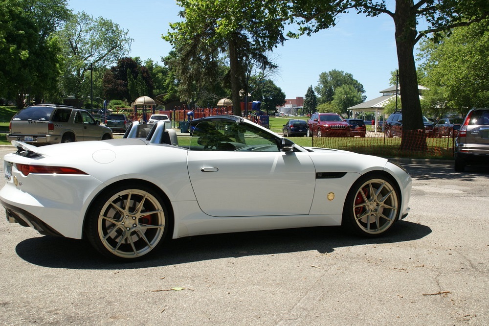 Jaguar F-TYPE Rolling on BC Forged Wheels